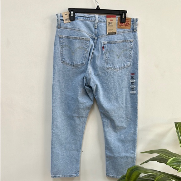 Levi's Blue Straight Leg Jeans Relaxed Fit - Picture 3 of 4